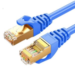 8ware-CAT7-R-5BLU-8Ware CAT7 Cable 5m - Blue Color RJ45 Ethernet Network LAN UTP Patch Cord Snagless