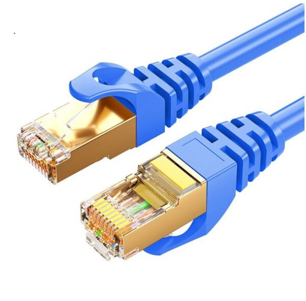 8ware-CAT7-R-5BLU-8Ware CAT7 Cable 5m - Blue Color RJ45 Ethernet Network LAN UTP Patch Cord Snagless