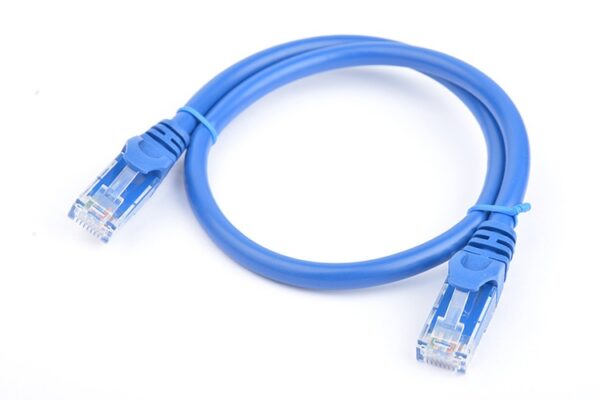 8ware-PL6A-0.5BLU-8Ware CAT6A Cable 0.5m (50cm) - Blue Color RJ45 Ethernet Network LAN UTP Patch Cord Snagless