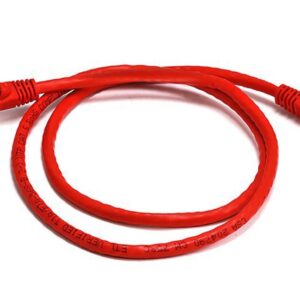 8ware-PL6A-0.5RD-8Ware CAT6A Cable 0.5m (50cm) - Red Color RJ45 Ethernet Network LAN UTP Patch Cord Snagless