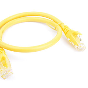 8ware-PL6A-0.5YEL-8Ware CAT6A Cable 0.5m (50cm) - Yellow Color RJ45 Ethernet Network LAN UTP Patch Cord Snagless