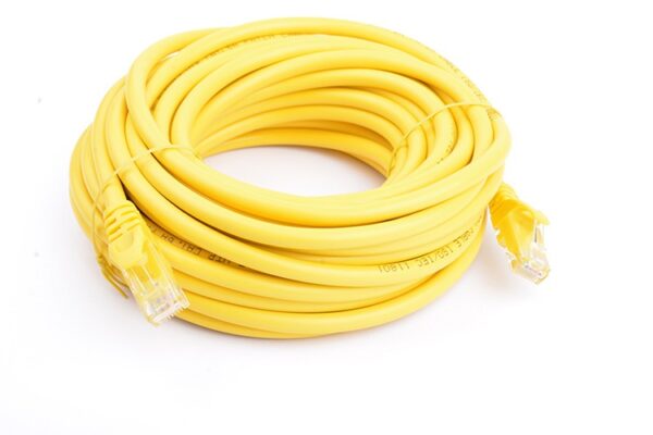 8ware-PL6A-10YEL-8Ware CAT6A Cable 10m - Yellow Color RJ45 Ethernet Network LAN UTP Patch Cord Snagless