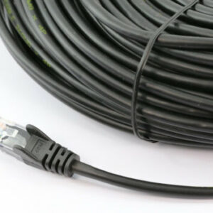 8ware-PL6A-15BLK-8Ware CAT6A Cable 15m - Black Color RJ45 Ethernet Network LAN UTP Patch Cord Snagless