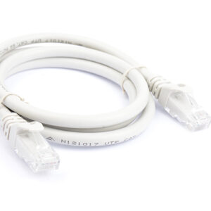 8ware-PL6A-1GRY-8Ware CAT6A Cable 1m - Grey Color RJ45 Ethernet Network LAN UTP Patch Cord Snagless