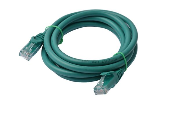 8ware-PL6A-2GRN-8Ware CAT6A Cable 2m - Green Color RJ45 Ethernet Network LAN UTP Patch Cord Snagless