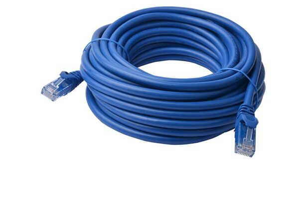 8ware-PL6A-40BLU-8Ware CAT6A Cable 40m - Blue Color RJ45 Ethernet Network LAN UTP Patch Cord Snagless