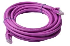 8ware-PL6A-5PUR-8Ware CAT6A Cable 5m - Purple Color RJ45 Ethernet Network LAN UTP Patch Cord Snagless