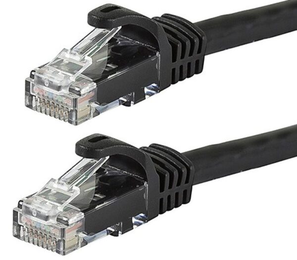 Astrotek-AT-RJ45BLKU6-05M-Astrotek CAT6 Cable 0.5m/50cm - Black Color Premium RJ45 Ethernet Network LAN UTP Patch Cord 26AWG