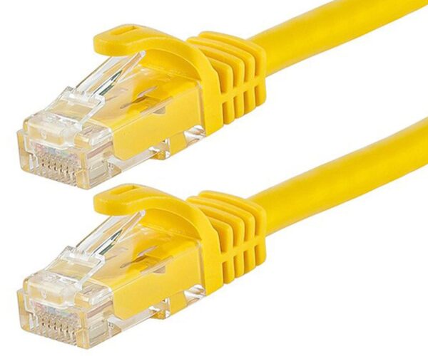 Astrotek-AT-RJ45YELU6-05M-Astrotek CAT6 Cable 0.5m/50cm - Yellow Color Premium RJ45 Ethernet Network LAN UTP Patch Cord 26AWG  CU