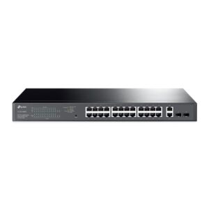 TP-LINK-TL-SG1428PE-TP-Link TL-SG1428PE 28-Port Gigabit Easy Smart Switch with 24-Port PoE+ 32xVLAN 56Gbps Switching Capacity Rack Mountable