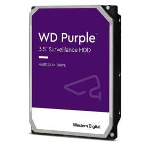 Western Digital-WD181PURP-Western Digital WD Purple Pro 18TB 3.5" Surveillance HDD 7200RPM 512MB SATA3 272MB/s 550TBW 24x7 64 Cameras AV NVR DVR 2.5mil MTBF 5yrs