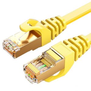 8ware-CAT7-F-10YEL-8Ware CAT7 Cable 10m - Yellow Color RJ45 Ethernet Network LAN UTP Patch Cord Snagless