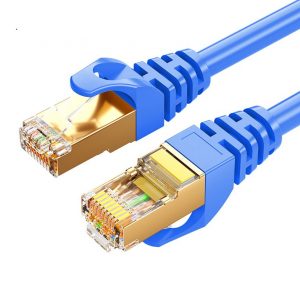 8ware-CAT7-F-1BLU-8Ware CAT7 Cable 1m - Blue Color RJ45 Ethernet Network LAN UTP Patch Cord Snagless