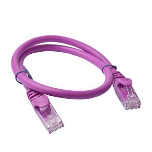 8ware-PL6A-0.25PUR-8Ware CAT6A Cable 0.25m (25cm) - Purple Color RJ45 Ethernet Network LAN UTP Patch Cord Snagless