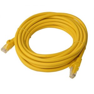 8ware-PL6A-5YEL-8Ware CAT6A Cable 5m - Yellow Color RJ45 Ethernet Network LAN UTP Patch Cord Snagless