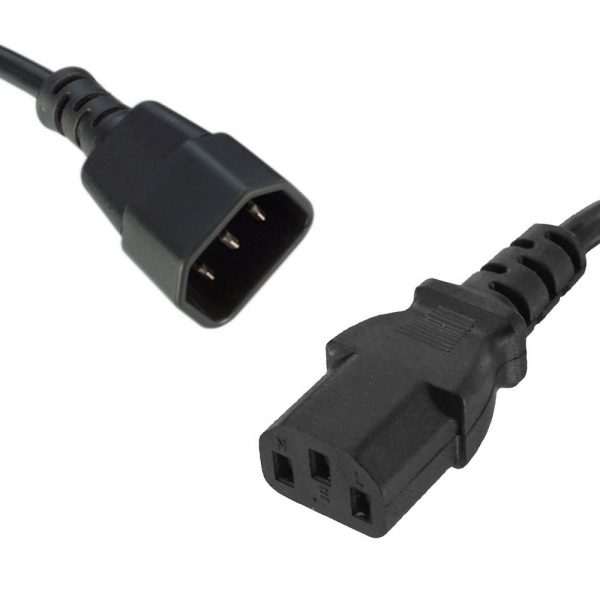 8ware-RC-3080-8Ware Power Cable Extension Cord 1.8m IEC-C14 to IEC-C13 Male to Female