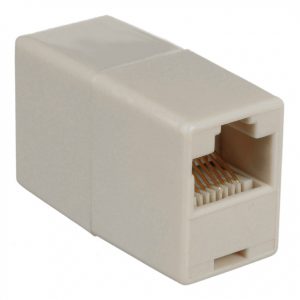 8ware-RJC-02-8Ware RJ45 Inline Coupler - Network Keystone Jack Socket suitable for CAT5e and CAT6 Ethernet cables