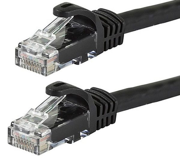 Astrotek-AT-RJ45BLKU6-025M-Astrotek CAT6 Cable 0.25m/25cm - Black Color Premium RJ45 Ethernet Network LAN UTP Patch Cord 26AWG CU Jacket