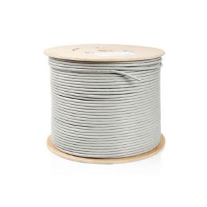 Astrotek-ATP-GRF6-305M-Astrotek CAT6 FTP Cable 305m Roll - Grey White Full 0.55mm Copper Solid Wire Ethernet LAN Network 23AWG 0.55cu 2x4p PVC Jacket