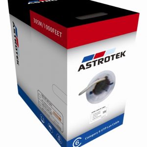 Astrotek-ATP-ORNGU6-305M-Astrotek CAT6 UTP Cable 305m Roll - Orange Full 0.55mm Copper Solid Wire Ethernet LAN Network 23AWG 0.55cu 2x4p LSZH Jacket