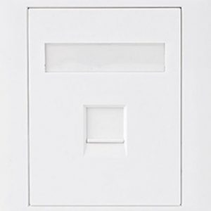 Astrotek-ATP-SC-6-1-Astrotek CAT6 RJ45 Network Wall Face Plate Outlets 86x86mm 1 Port Socket Kit