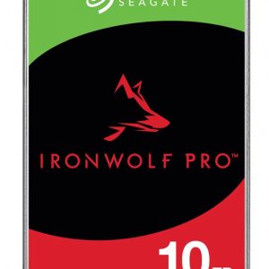 Seagate-ST10000NT001-Seagate 10TB 3.5" IronWolf Pro NAS  SATA Hard Drive (ST10000NT001) -5-year limited warranty -6Gb/s Connector - CMR Recording Technology