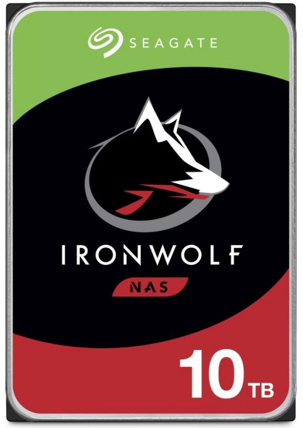 Seagate-ST10000VN000-Seagate 10TB 3.5" IronWolf  7200 RPM 256MB Cache SATA 6.0Gb/s 3.5" Hard Drives Bare Drive