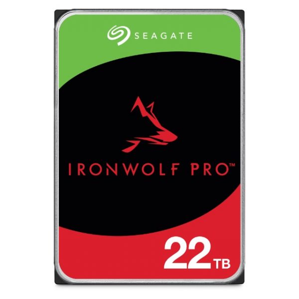 Seagate-ST22000NT001-Seagate 22TB 3.5" IronWolf Pro SATA3 NAS Hard Drive 24x7 Performance 7200 RPM 256MB Cache HDD. 5 Years Warranty