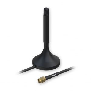 Teltonika-PR1KRF30-Teltonika WiFi Magnetic SMA Antenna - 2.4GHz 1.5m Cable Length