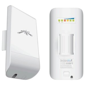 Ubiquiti-LOCOM2-Ubiquiti airMAX Nanostation LOCO M 2.4GHz Indoor/Outdoor CPE - Point-to-Multipoint(PtMP) application - Includes PoE Adapter