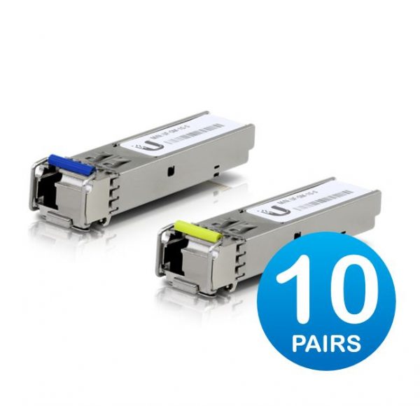 Ubiquiti-UACC-OM-SM-1G-S-20-Ubiquiti UFiber1 Gbps Bidirectional Single-Mode SFP Module