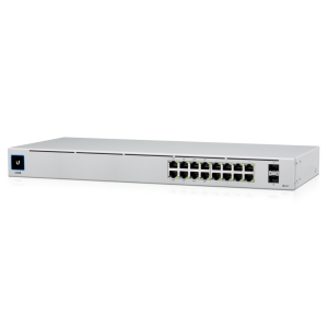 Ubiquiti-USW-16-POE-Ubiquiti UniFi 16-port Managed Gigabit Switch - 8x PoE+ Ports