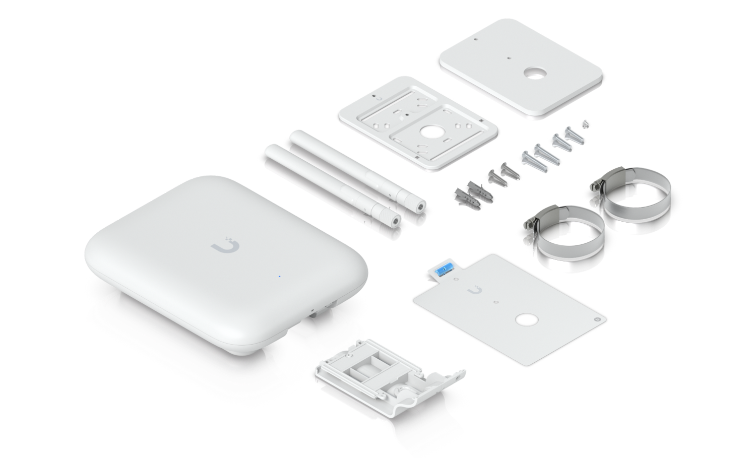 Ubiquiti | Ubiquiti U7 Outdoor, 2Yr Warr, 4 Spatial Streams, 465 m²  Coverage, 200+ Devices, PoE+ Power, 2.5 GbE Uplink, Versatile Wall Pole Mounting | U7-Outdoor - Image 2