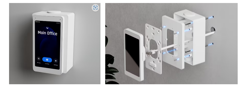 Ubiquiti | Ubiquiti Reader Junction Box,White, For UniFi Access Readers  Intercom Viewers, Support Flat Surface Mounting  Attachment to 3/4