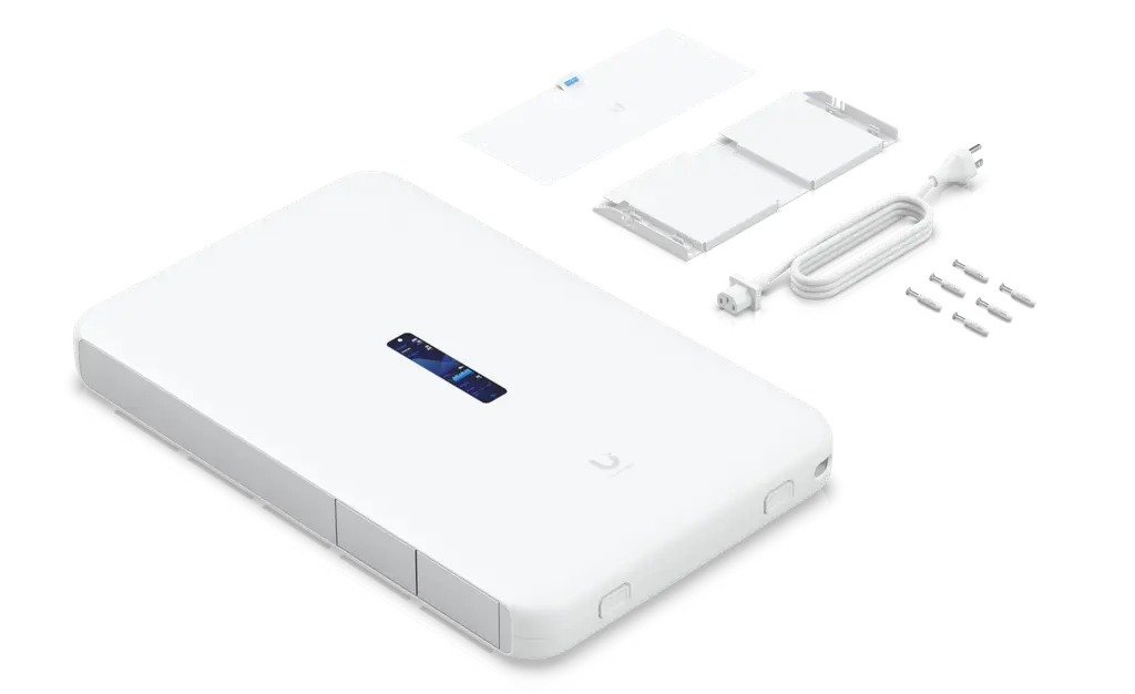 Ubiquiti | Ubiquiti UniFi Dream Wall, Wall-mountable UniFi Cloud Gateway, Built-in WiFi 6 Access Point, PoE Switching, UniFi OS Console, 3.5+ Gbps | UDW - Image 2