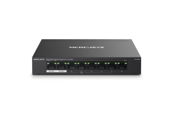 TP-LINK-MS108GP-Mercusys MS108GP 8-Port Gigabit Desktop Switch with 7-Port PoE+