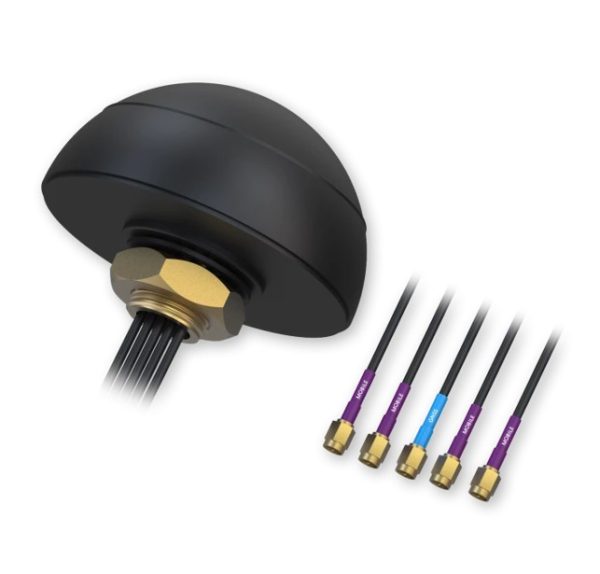 Teltonika-PR1KCL28-Teltonika Combo Quad Mobile/GNSS Roof SMA Antenna