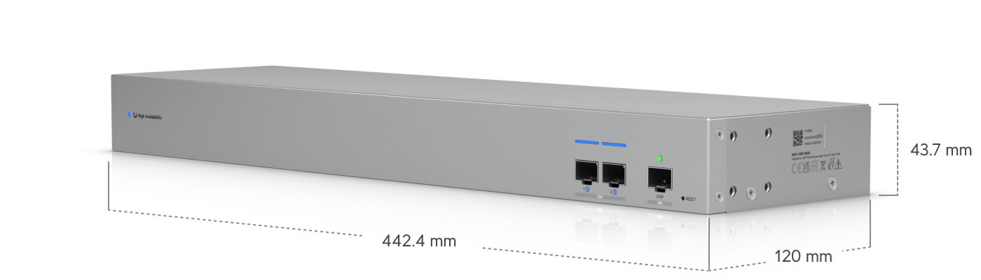 Ubiquiti | Ubiquiti WAN Switch, 10G SFP+ WAN Switch Linking Two Shadow Mode High Availability UniFi Gateways To Single ISP | USW-WAN - Image 2