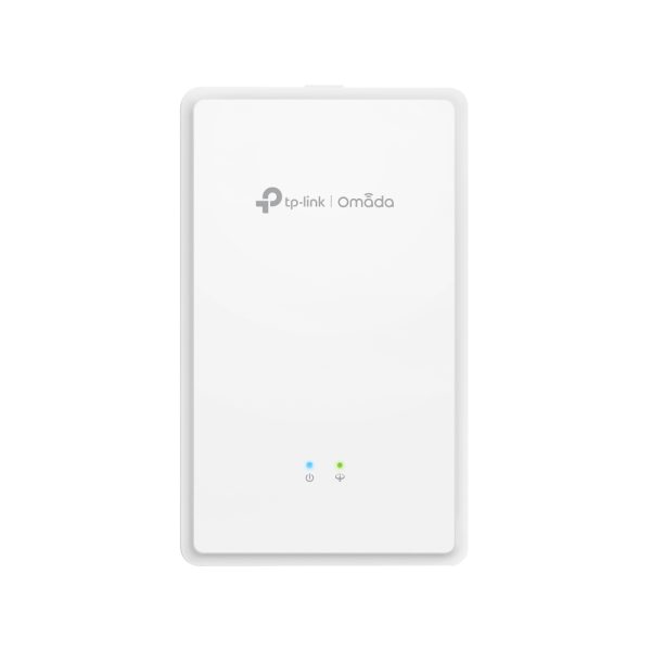 TP-LINK-EAP625GP-Wall-TP-Link EAP625GP-Wall Omada AX1800 Wi-Fi 6 Wall Plate GPON Access Point