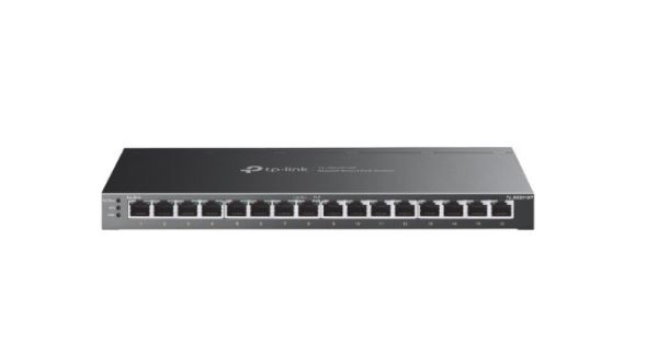TP-LINK-SG2016P-TP-Link SG2016P Omada 16-Port Gigabit Smart Switch with 8-Port PoE+