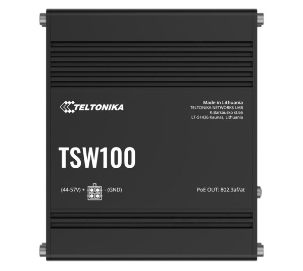 Teltonika-TSW100010020-Teltonika TSW100 Industrial POE+ Ethernet Switch