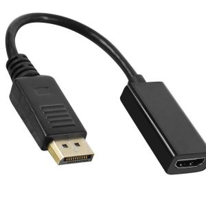 8ware-MP355-8ware DisplayPort DP to HDMI Male to Female Adapter Cable High-resolution suppor 20cm Length Use for movies