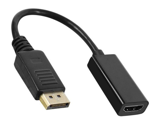 8ware-MP355-8ware DisplayPort DP to HDMI Male to Female Adapter Cable High-resolution suppor 20cm Length Use for movies