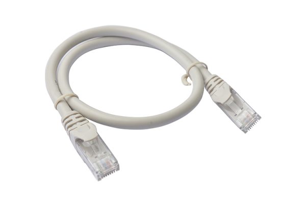 8ware-PL6A-0.25WH-8Ware CAT6A Cable 0.25m (25cm) - White Color RJ45 Ethernet Network LAN UTP Patch Cord Snagless