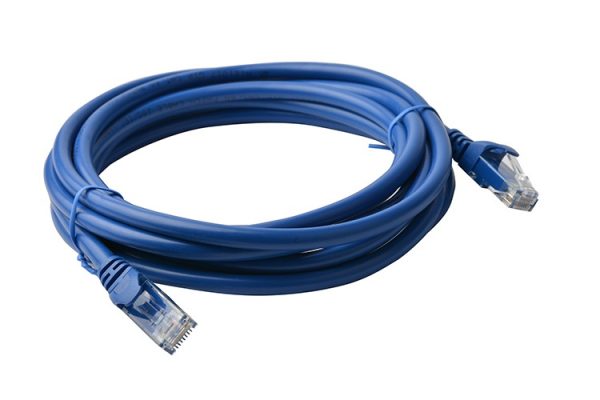 8ware-PL6A-5BLU-8Ware CAT6A Cable 5m - Blue Color RJ45 Ethernet Network LAN UTP Patch Cord Snagless