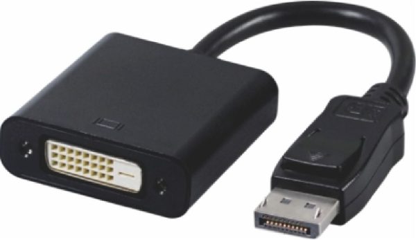 Astrotek-AT-DPDVI-MF-ACTIVE-Astrotek DisplayPort DP to DVI Adapter Converter Male to Female Active Connector Cable 15cm - 20 pins to 24+1 pins EYEfinity 6xDisplays ~CBA-GC-ACTDP