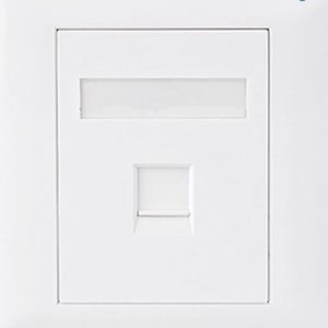 Astrotek-ATP-SC-5E-1-Astrotek CAT5e RJ45 Wall Face Plate 86x86mm 1 Port Socket Kit