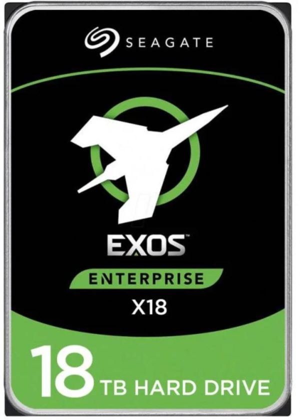 Seagate-ST18000NM000J-Seagate 18TB 3.5" SATA EXOS X18 Enterprise 512E/4KN INTERNAL 3.5 SATA DRIVE - ST18000NM000J
