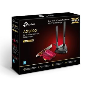 TP-LINK-Archer TX3000E-TP-Link Archer TX3000E AX3000 Wi-Fi 6 (802.11ax) Bluetooth 5.0 PCIe Adapter (WIFI6)
