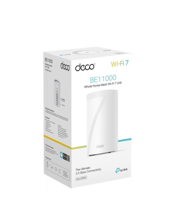 TP-LINK-Deco BE65(1-pack)-TP-Link Deco BE65 BE11000 Whole Home Mesh Wi-Fi 7 System (WIFI7)